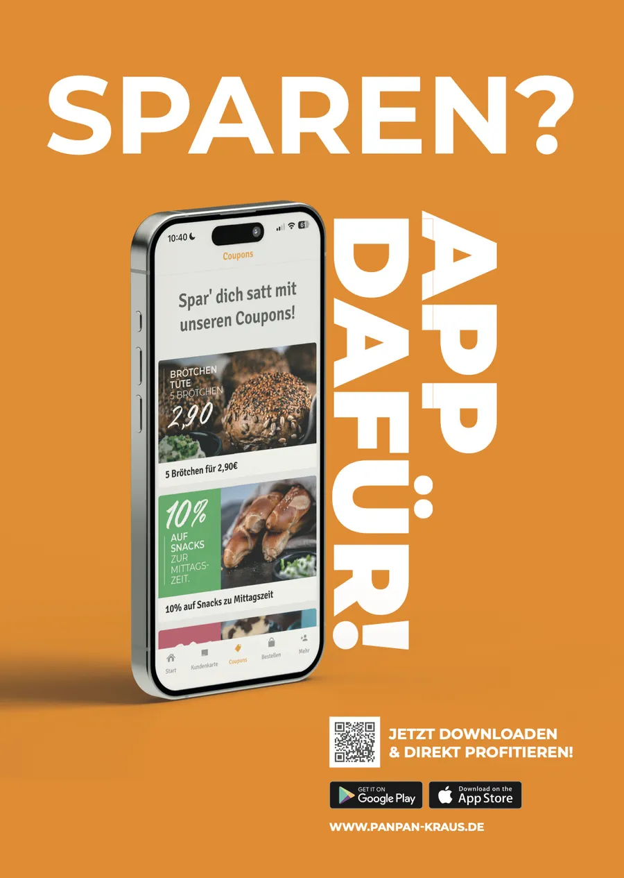 A3-Aufsteller der App-Kampagne
