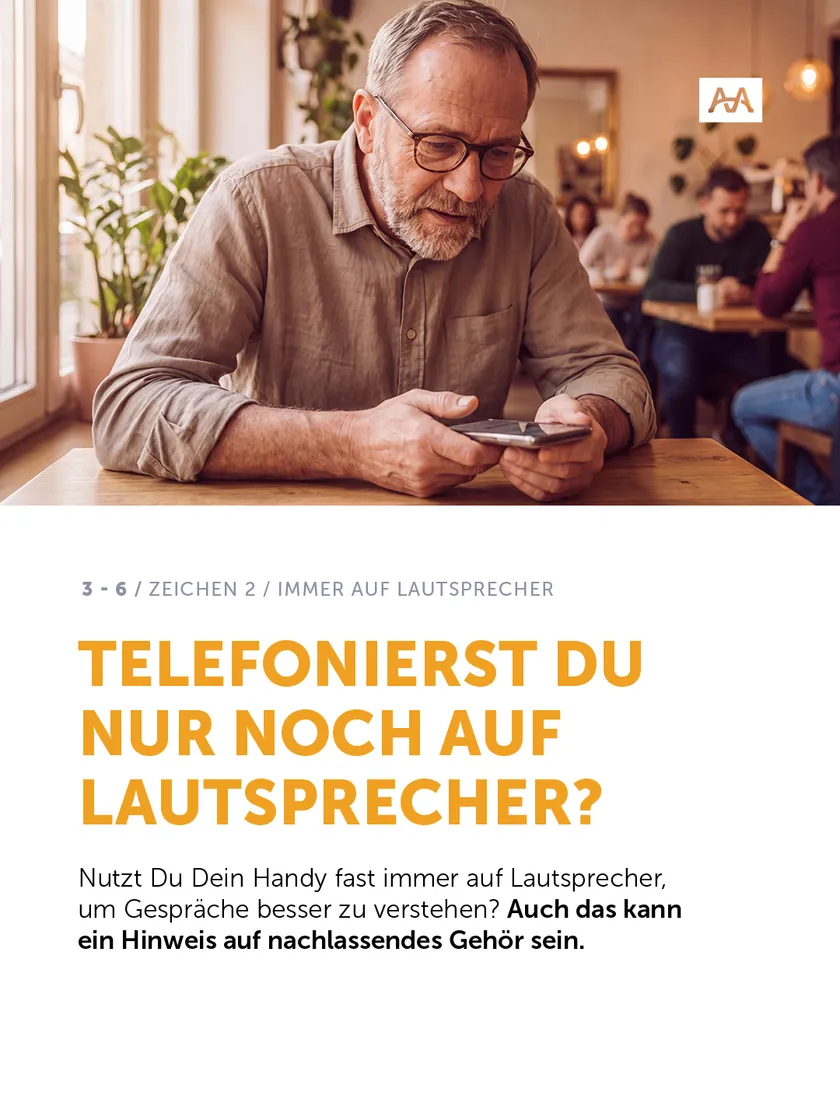 „3 Anzeichen für ein Hörgerät, Slide 3 von 6